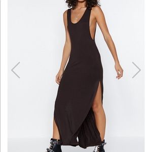 Low side cute dress. Burgundy. Brand new.